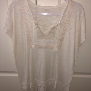 J Cew Cream Top